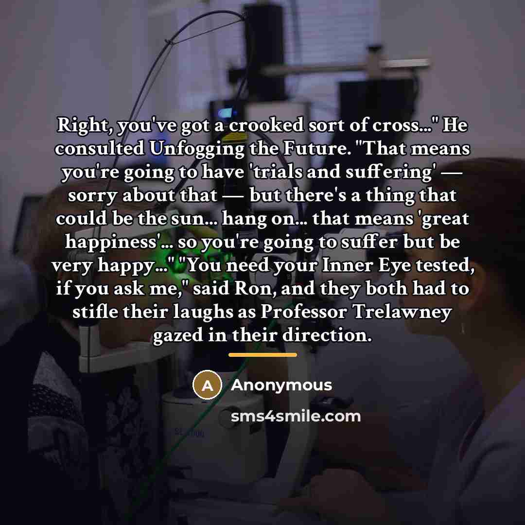 “Right, you've got a crooked sort of cross..." He consulted…” quote by Anonymous