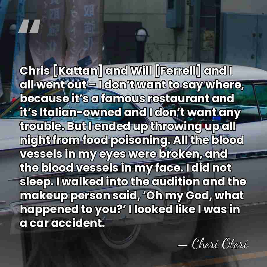 Chris [Kattan] and Will [Ferrell] and I all went out – I&hellip; - Cheri Oteri