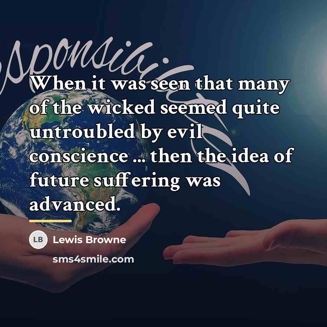 “When it was seen that many of the wicked seemed…” quote by Lewis Browne