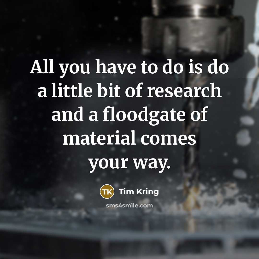 “All you have to do is do a little bit…” quote by Tim Kring