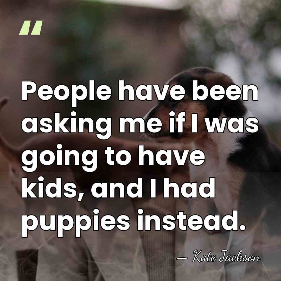People have been asking me if I was going to have kids,&hellip; - Kate Jackson