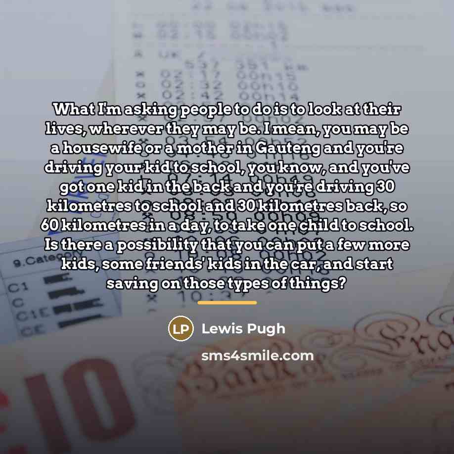 “What I'm asking people to do is to look at…” quote by Lewis Pugh