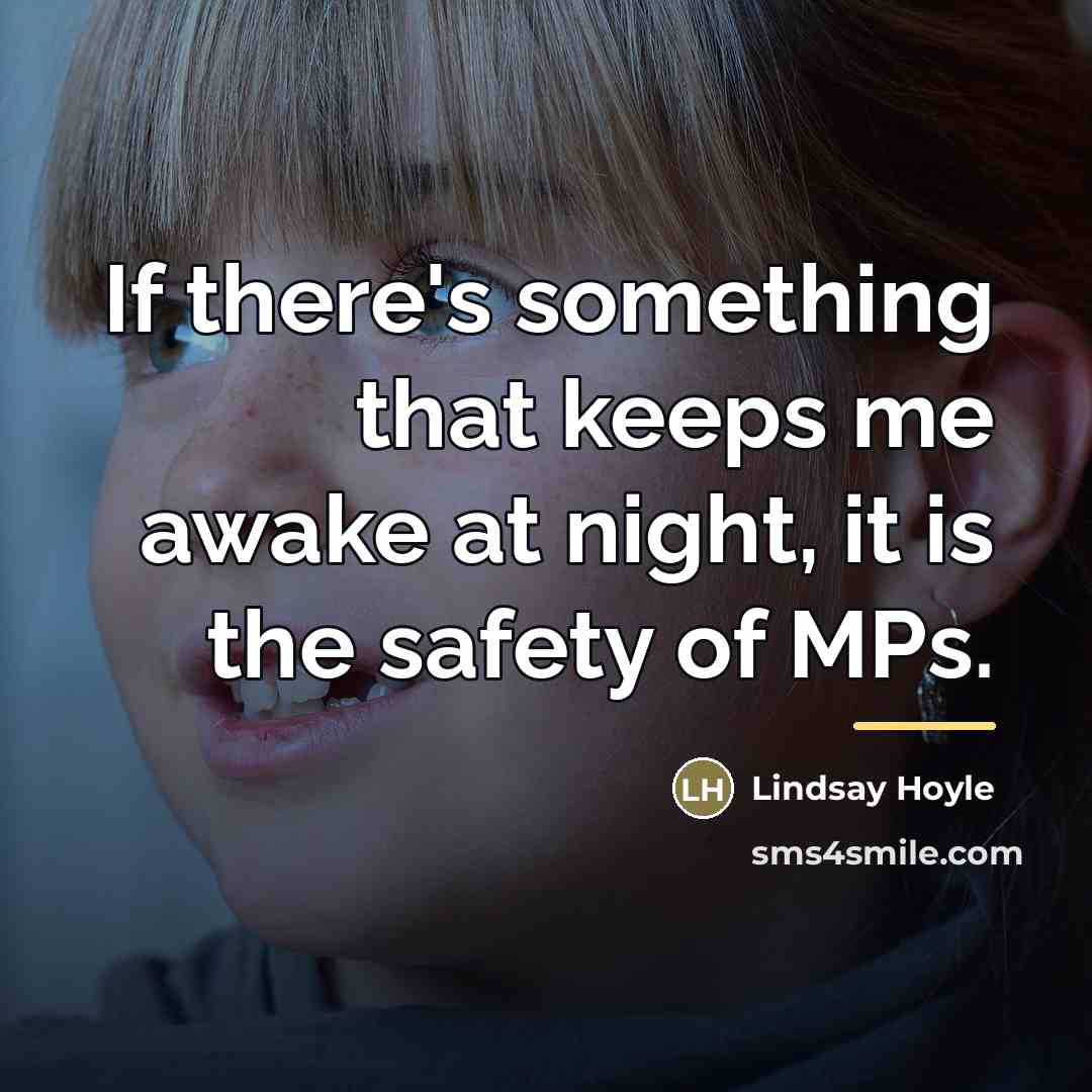 “If there's something that keeps me awake at night, it…” quote by Lindsay Hoyle