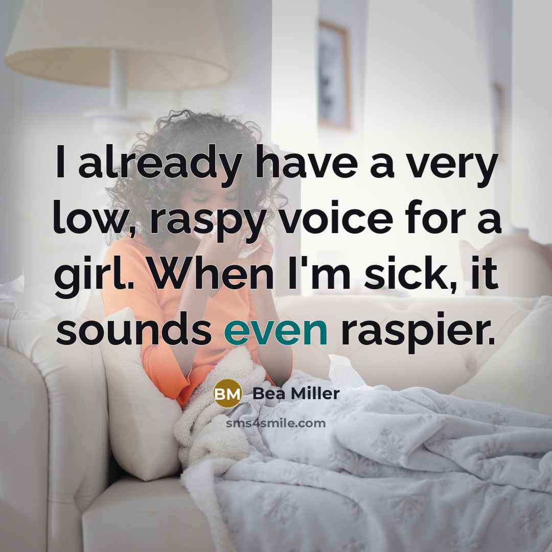 “I already have a very low, raspy voice for a…” quote by Bea Miller