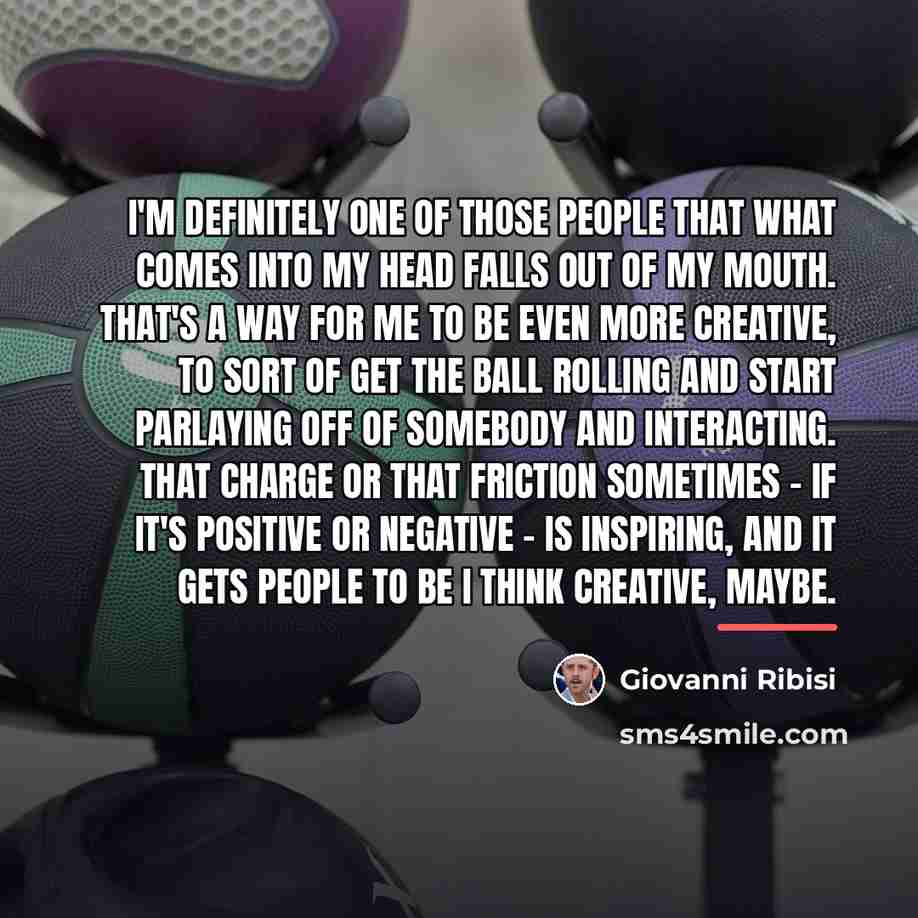 “I'm definitely one of those people that what comes into…” quote by Giovanni Ribisi