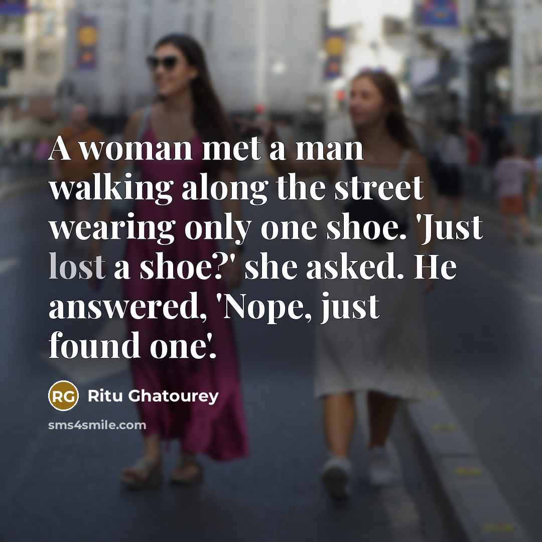 “A woman met a man walking along the street wearing…” quote by Ritu Ghatourey