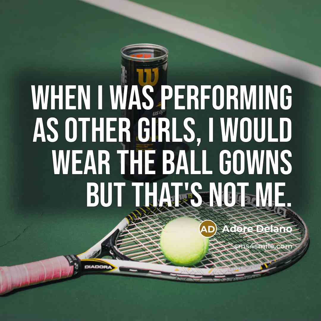 “When I was performing as other girls, I would wear…” quote by Adore Delano