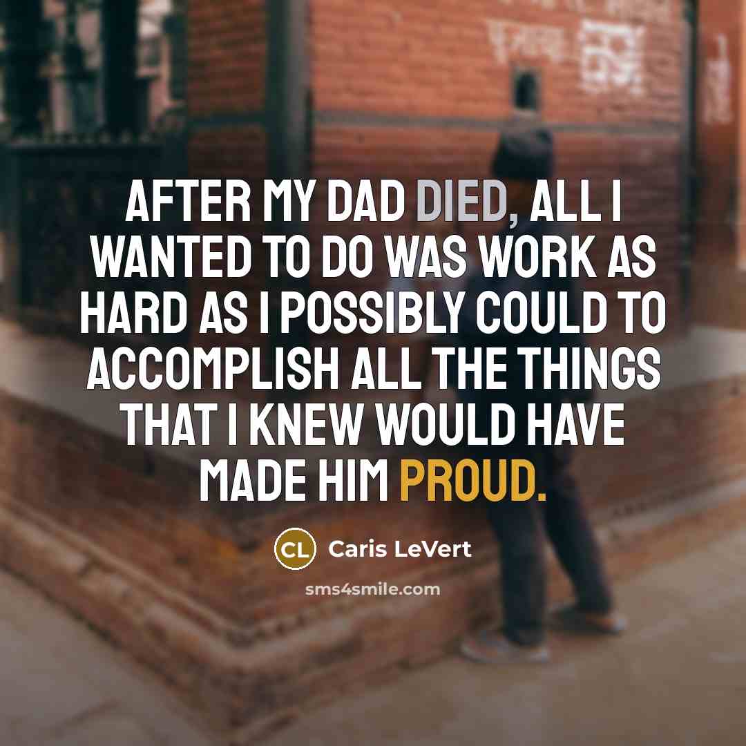 “After my dad died, all I wanted to do was…” quote by Caris LeVert