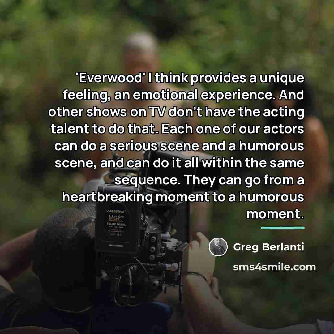 “'Everwood' I think provides a unique feeling, an emotional experience.…” quote by Greg Berlanti