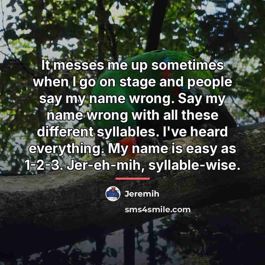 “It messes me up sometimes when I go on stage…” quote by Jeremih