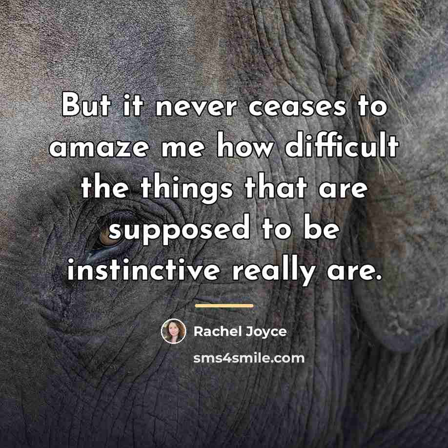 “But it never ceases to amaze me how difficult the…” quote by Rachel Joyce