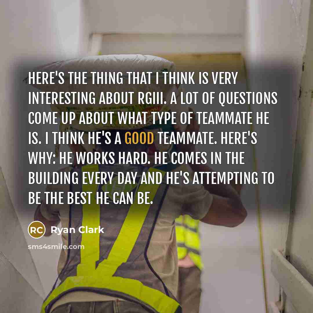 “Here's the thing that I think is very interesting about…” quote by Ryan Clark