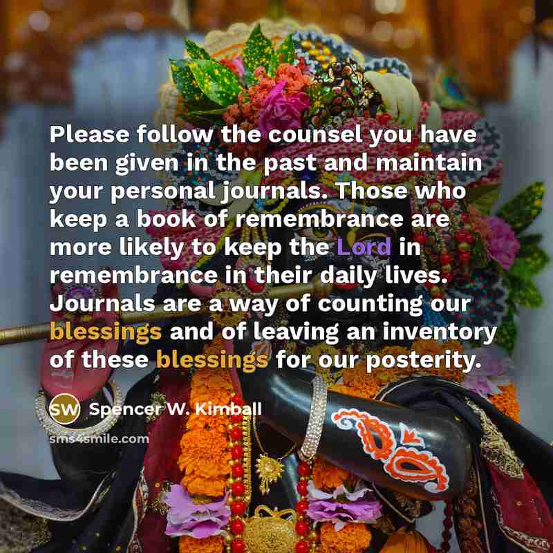 “Please follow the counsel you have been given in the…” quote by Spencer W. Kimball