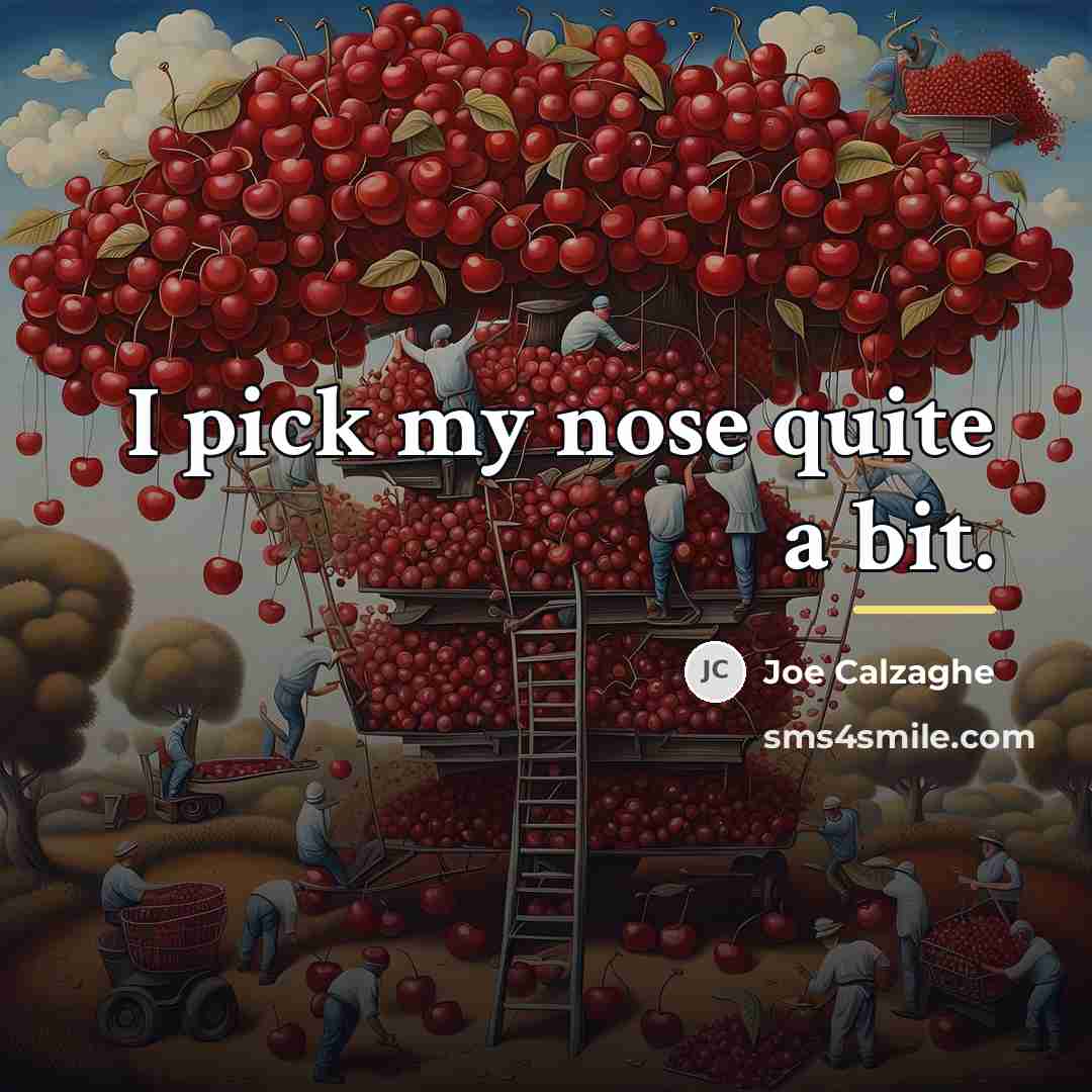 “I pick my nose quite a bit.…” quote by Joe Calzaghe