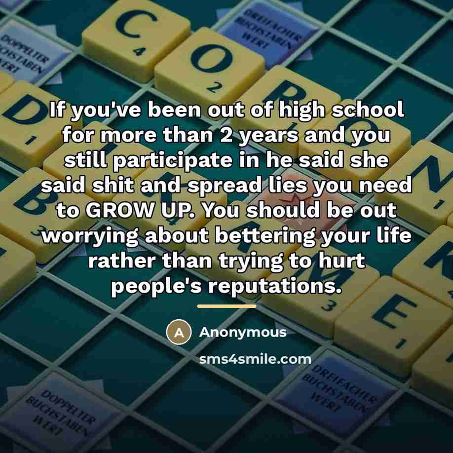 “If you've been out of high school for more than…” quote by Idk:) Just Love The