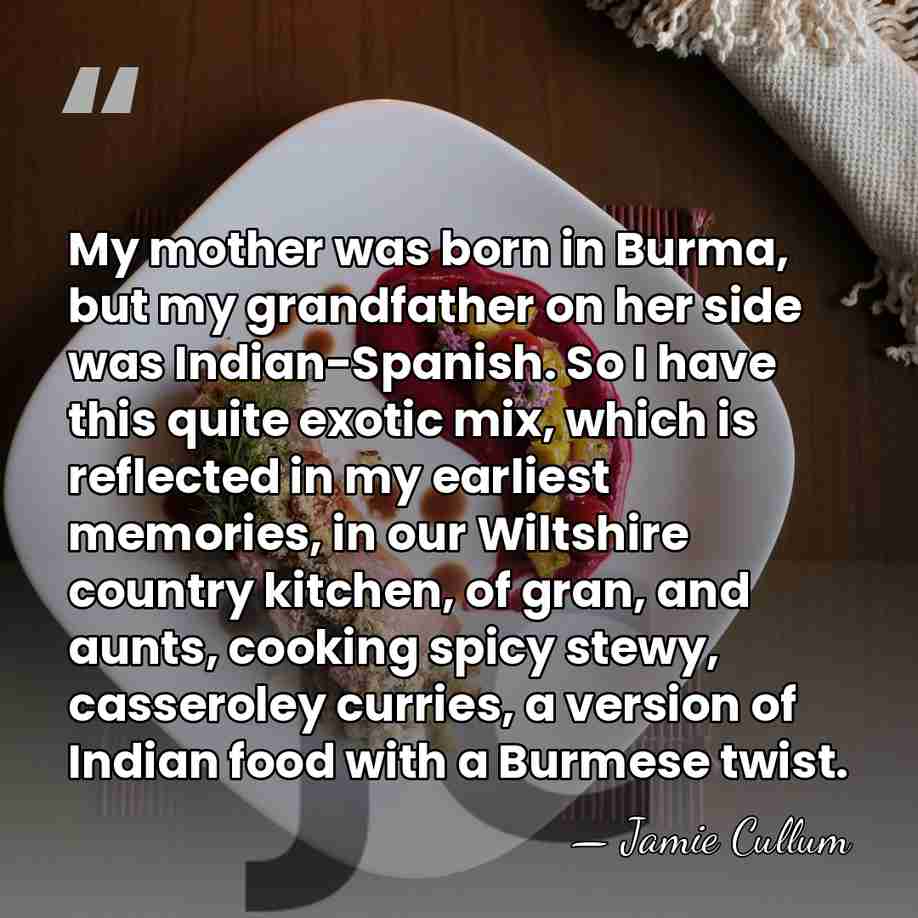 My mother was born in Burma, but my grandfather on her side&hellip; - Jamie Cullum
