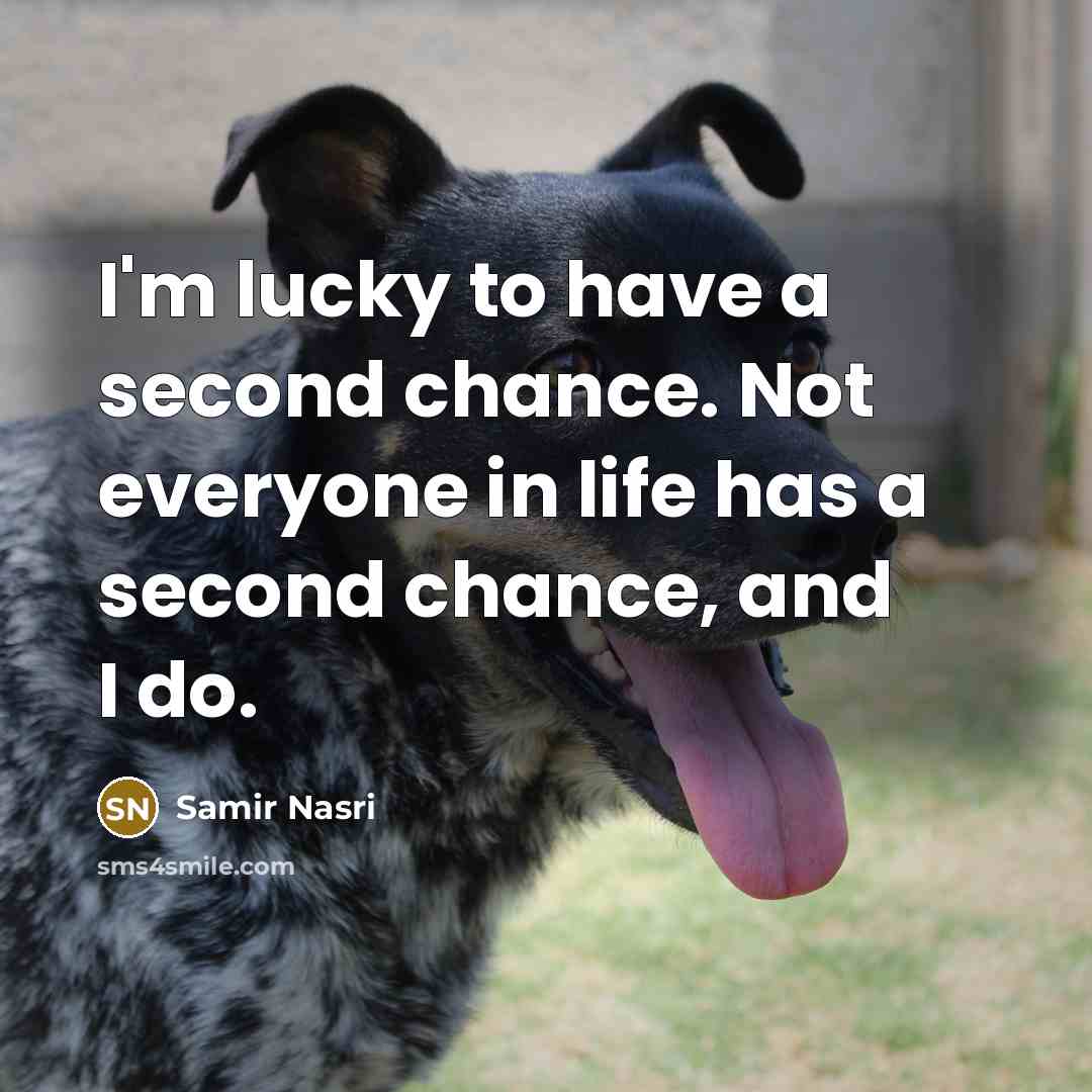 “I'm lucky to have a second chance. Not everyone in…” quote by Samir Nasri
