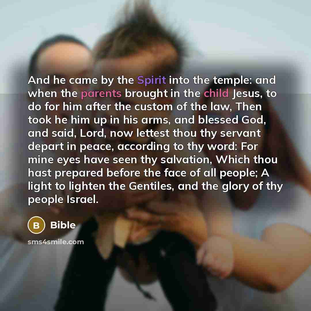 “And he came by the Spirit into the temple: and…” quote by Bible
