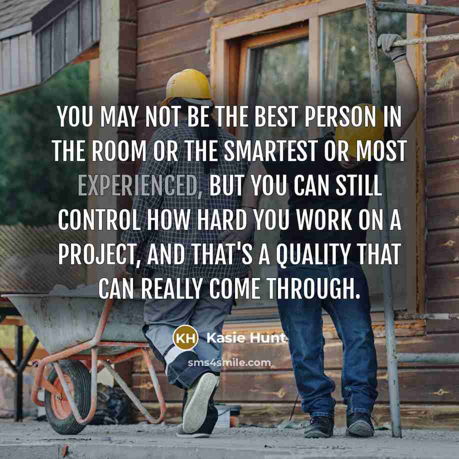 “You may not be the best person in the room…” quote by Kasie Hunt