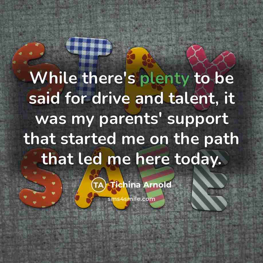 “While there's plenty to be said for drive and talent,…” quote by Tichina Arnold