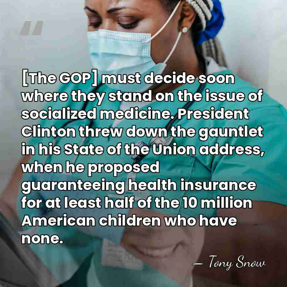 [The GOP] must decide soon where they stand on the issue of&hellip; - Tony Snow