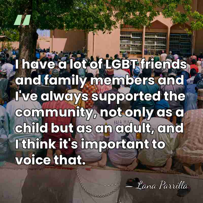 I have a lot of LGBT friends and family members and I've&hellip; - Lana Parrilla