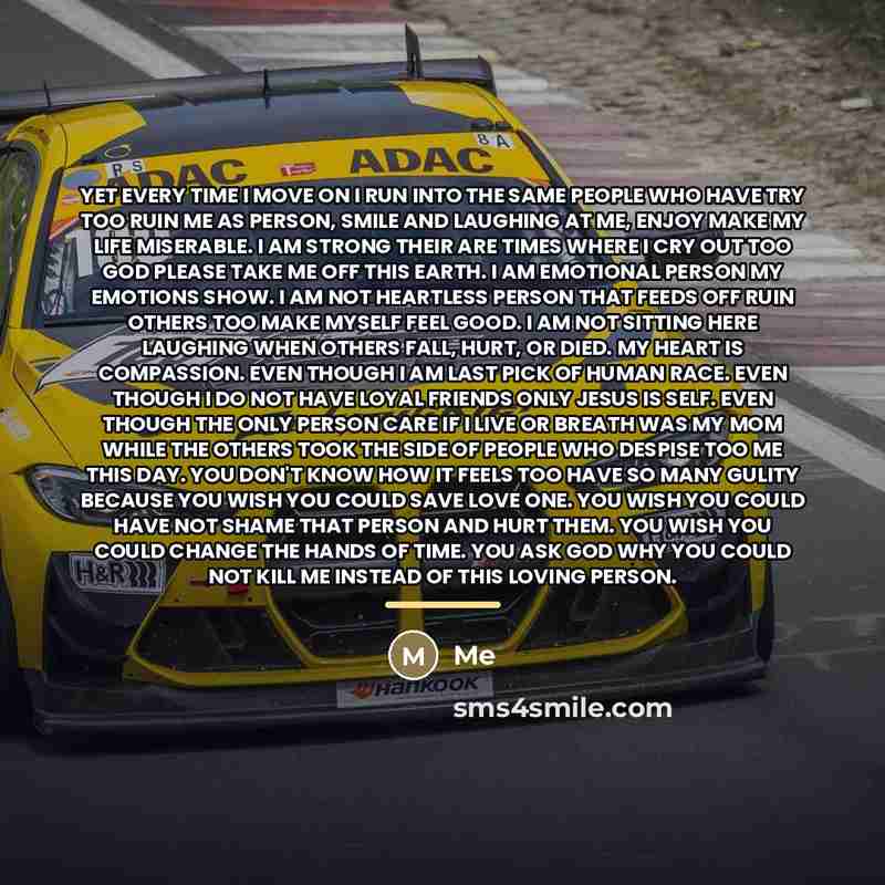 “YET EVERY TIME I MOVE ON I RUN INTO THE…” quote by ME