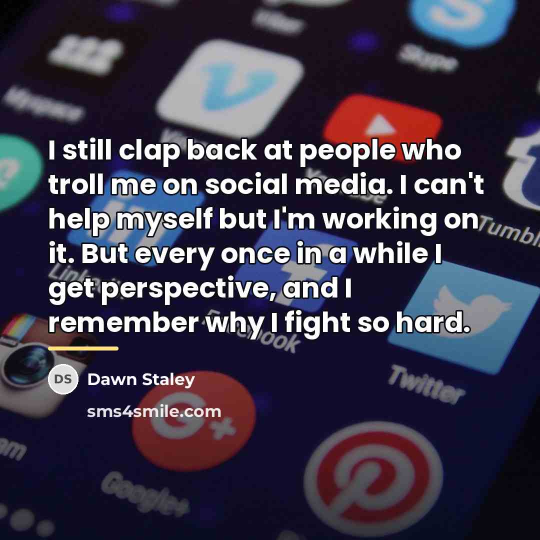 “I still clap back at people who troll me on…” quote by Dawn Staley