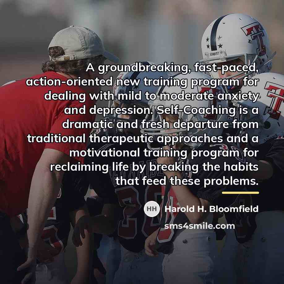 “A groundbreaking, fast-paced, action-oriented new training program for dealing with…” quote by Harold H. Bloomfield