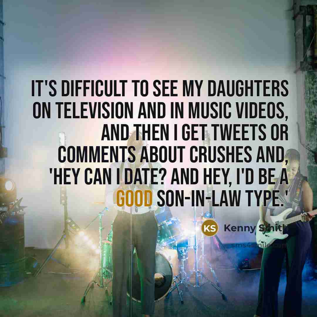 “It's difficult to see my daughters on television and in…” quote by Kenny Smith