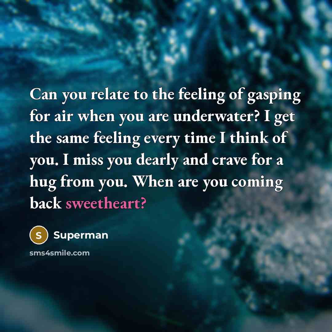 “Can you relate to the feeling of gasping for air…” quote by Superman
