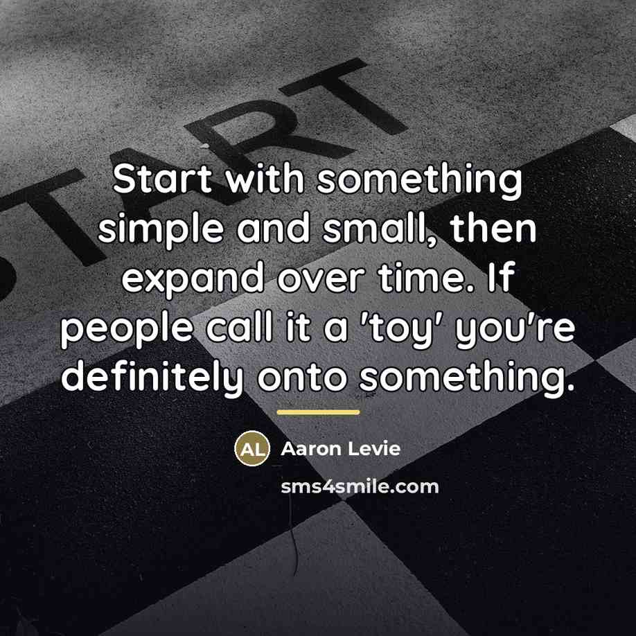 “Start with something simple and small, then expand over time.…” quote by Aaron Levie
