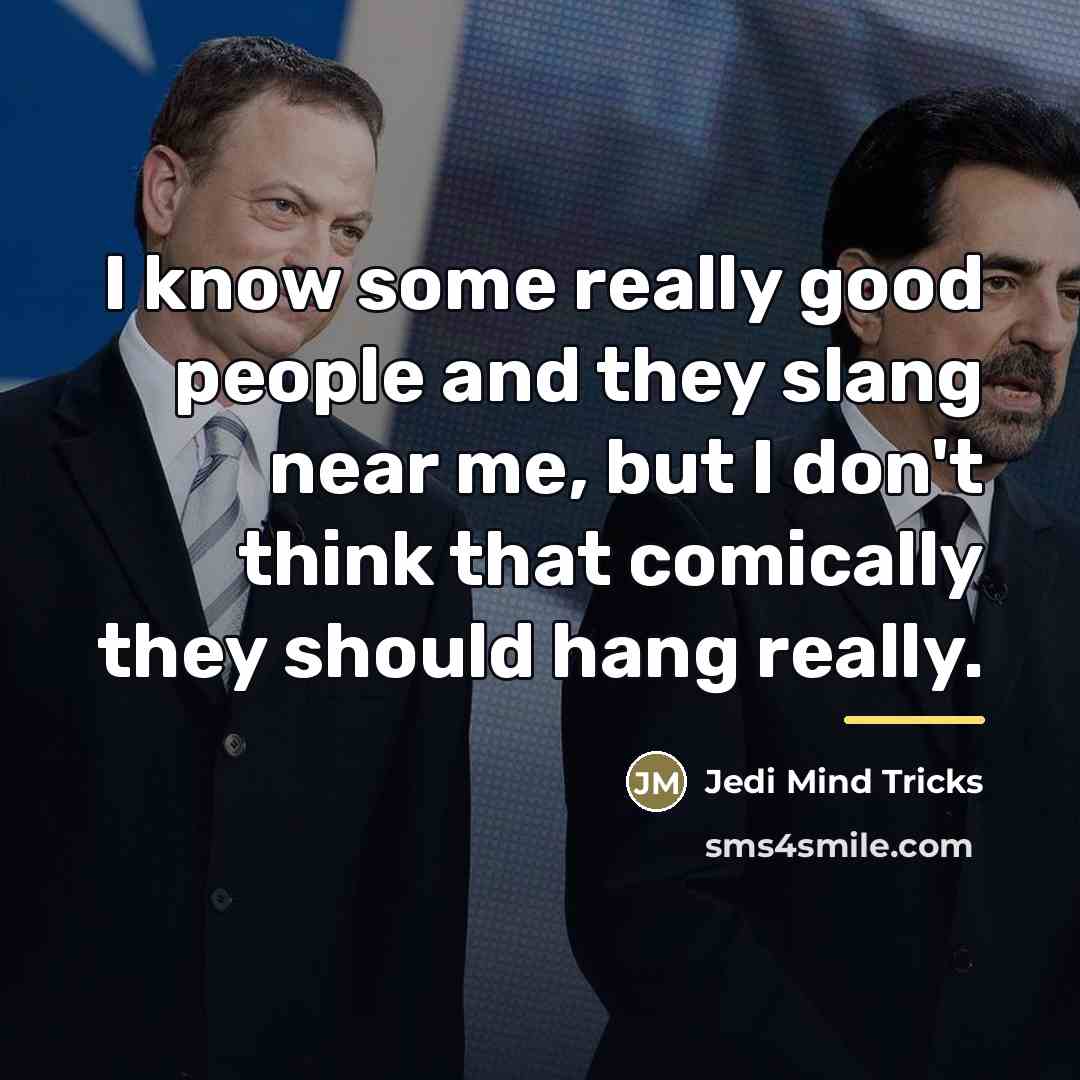 “I know some really good people and they slang near…” quote by Jedi Mind Tricks