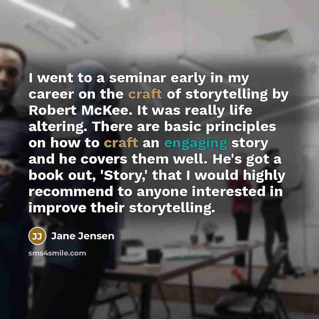 “I went to a seminar early in my career on…” quote by Jane Jensen