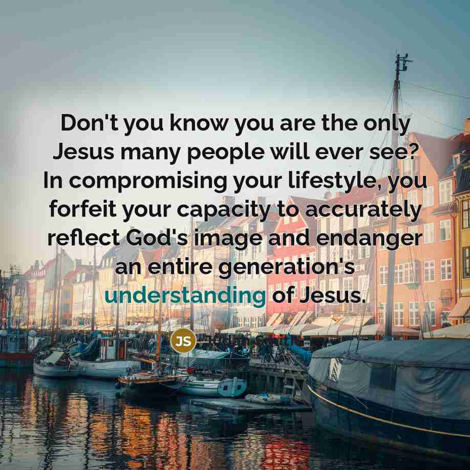 “Don't you know you are the only Jesus many people…” quote by Judah Smith
