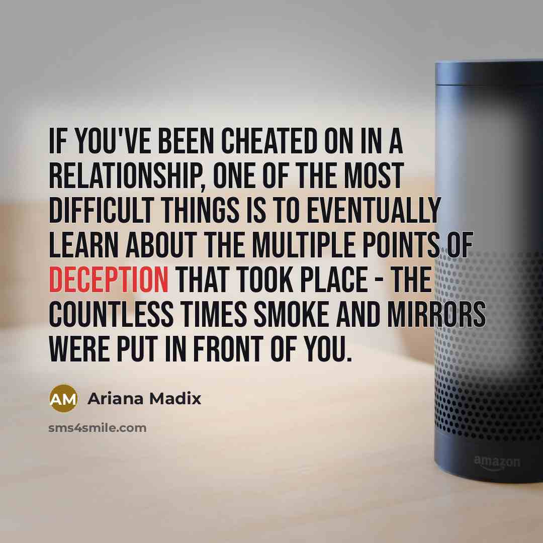 “If you've been cheated on in a relationship, one of…” quote by Ariana Madix