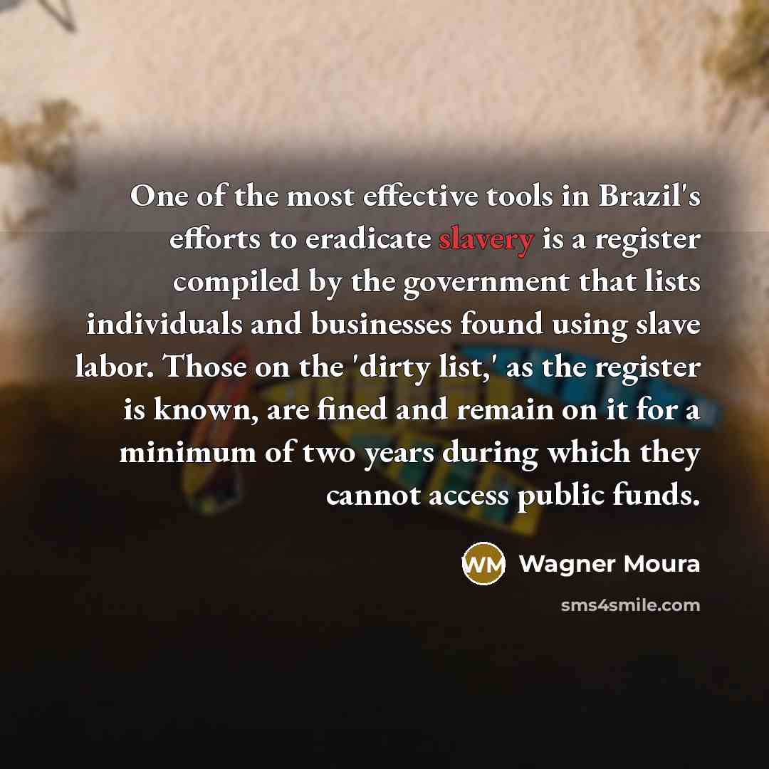 “One of the most effective tools in Brazil's efforts to…” quote by Wagner Moura