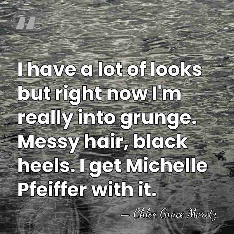 I have a lot of looks but right now I'm really into&hellip; - Chloe Grace Moretz