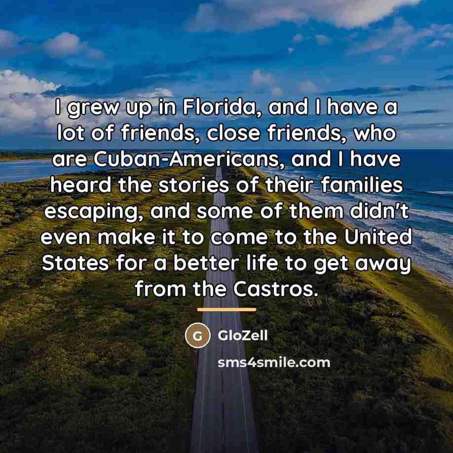 “I grew up in Florida, and I have a lot…” quote by GloZell