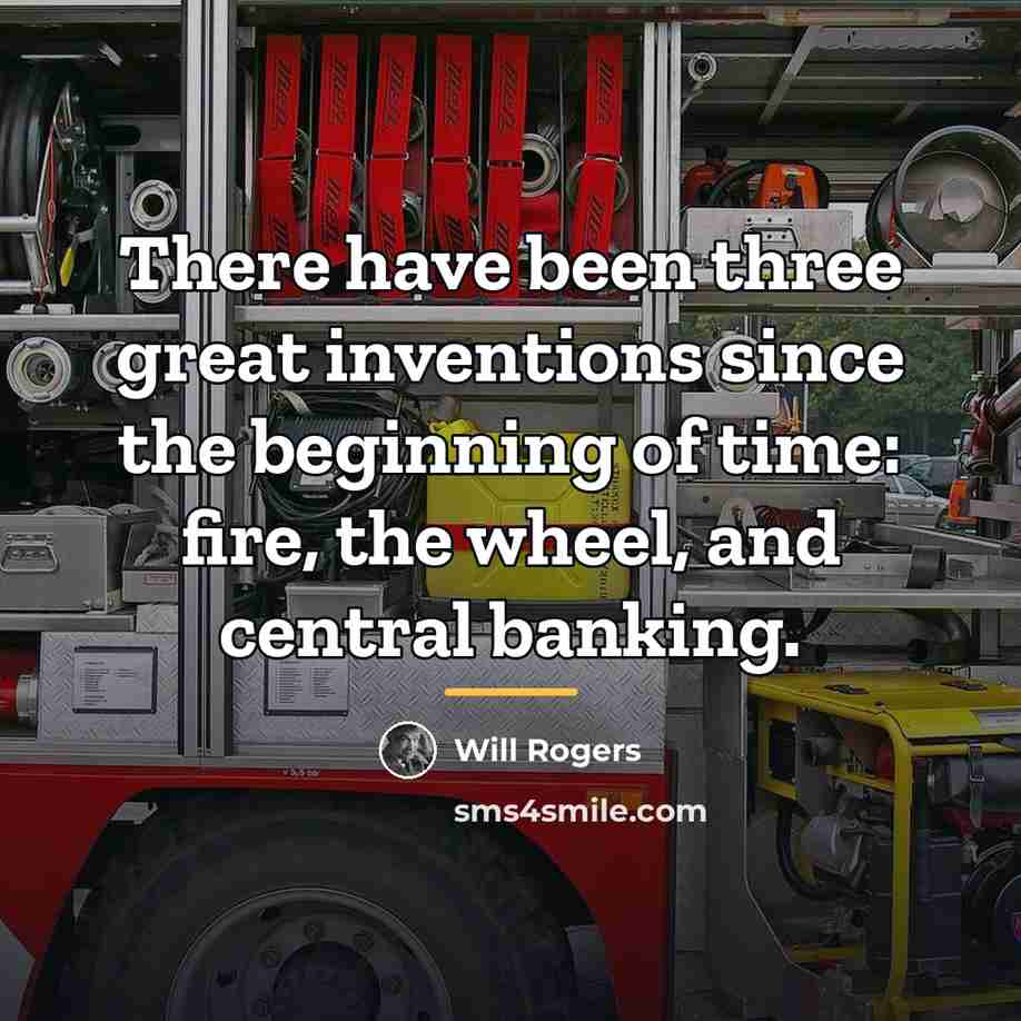 “There have been three great inventions since the beginning of…” quote by Will Rogers