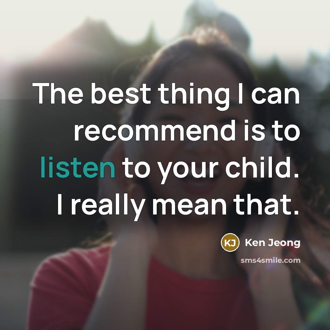 “The best thing I can recommend is to listen to…” quote by Ken Jeong