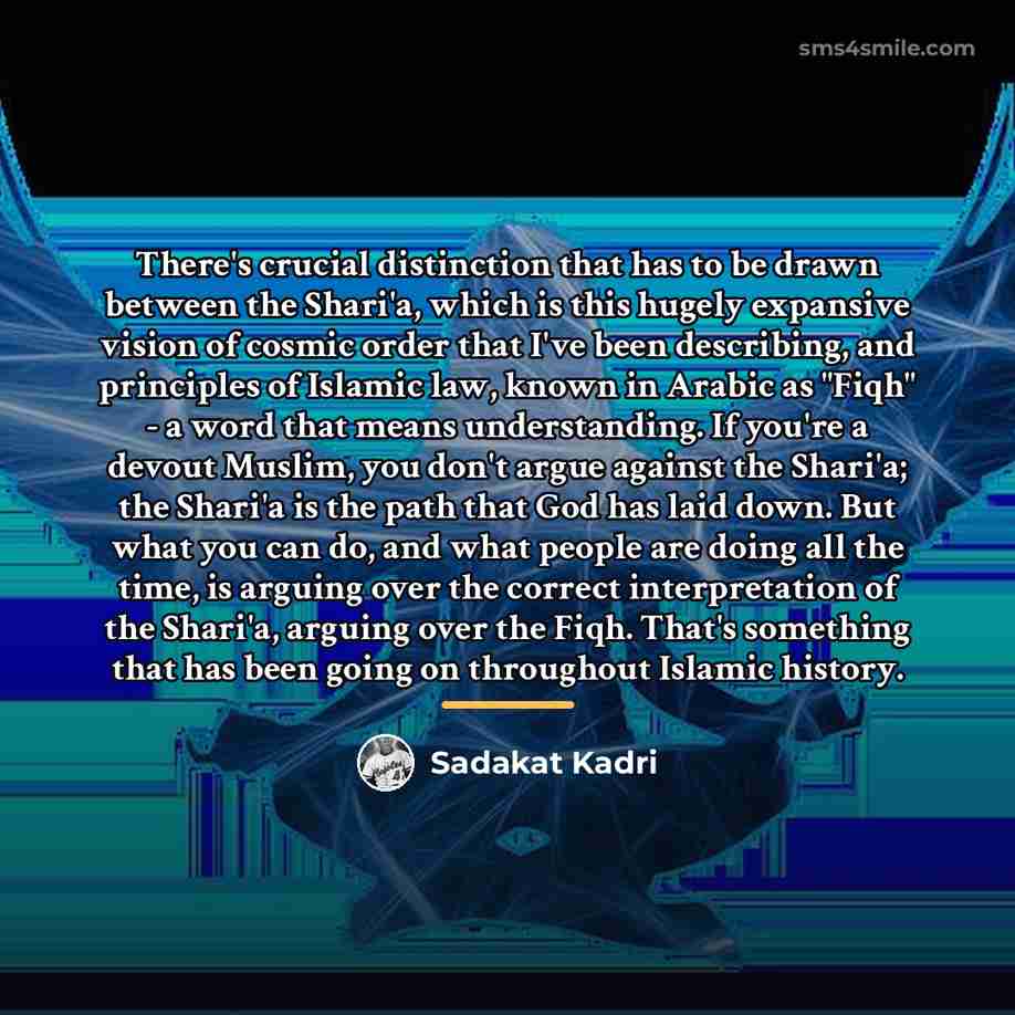 “There's crucial distinction that has to be drawn between the…” quote by Sadakat Kadri