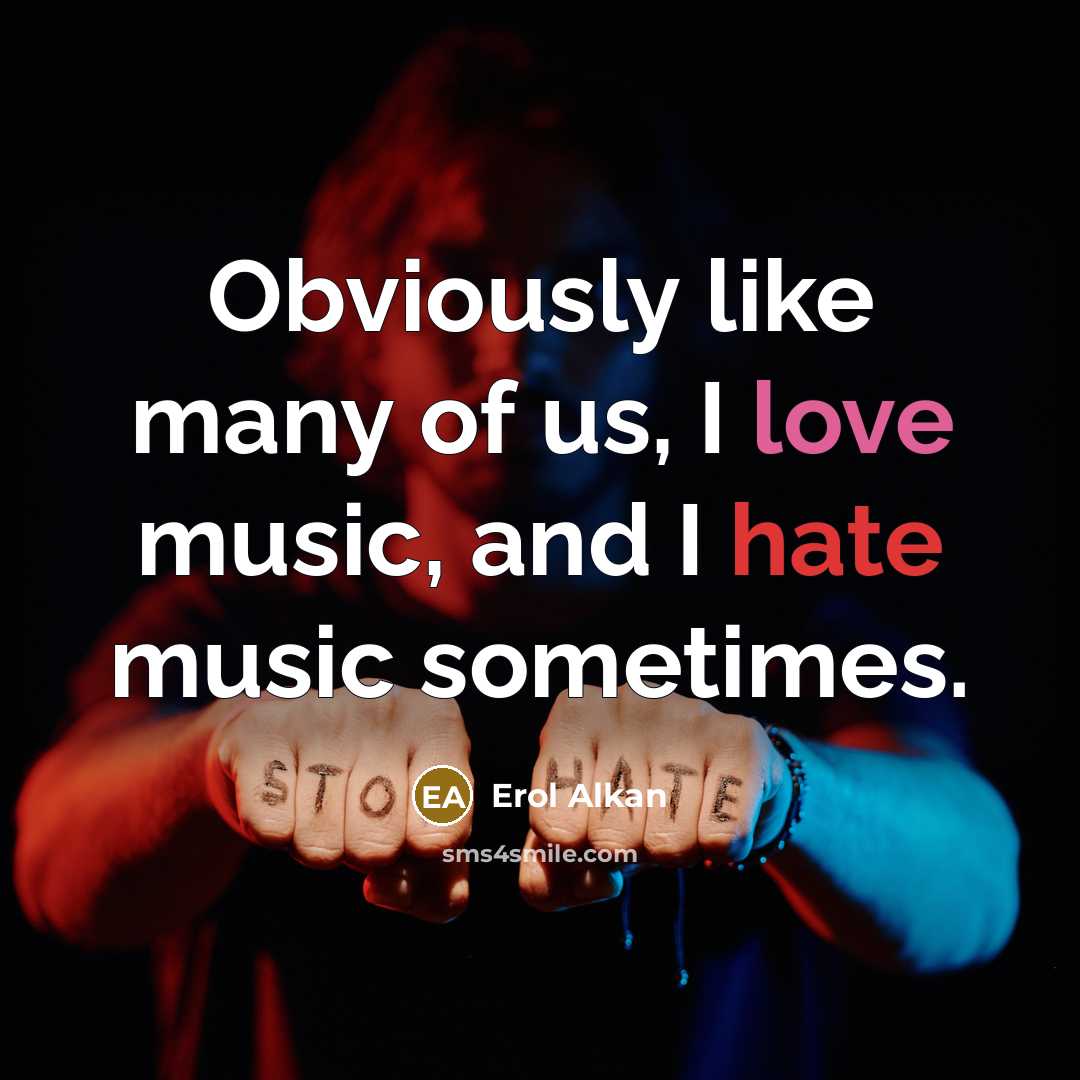 “Obviously like many of us, I love music, and I…” quote by Erol Alkan