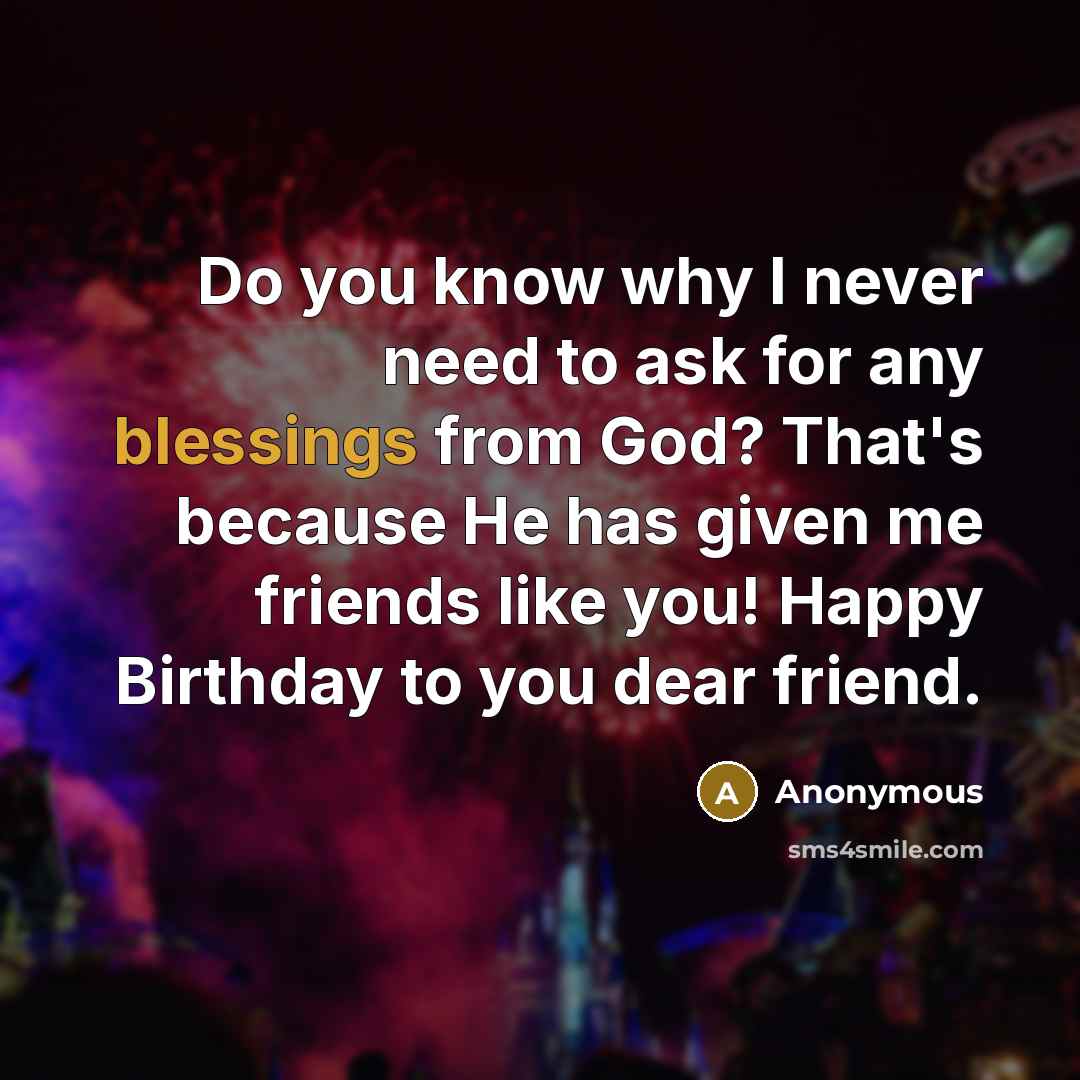“Do you know why I never need to ask for…” quote by Anonymous