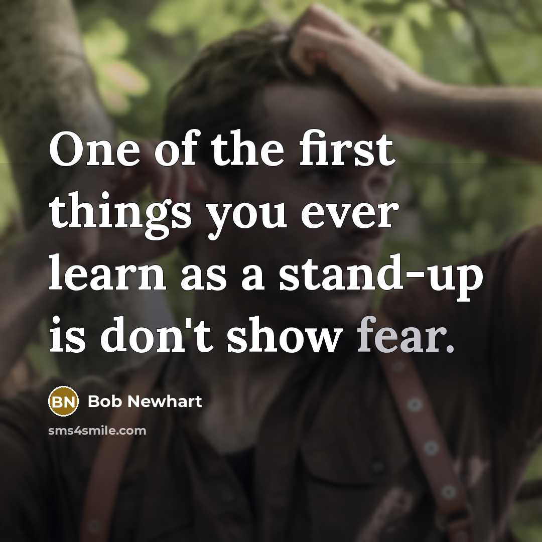 “One of the first things you ever learn as a…” quote by Bob Newhart
