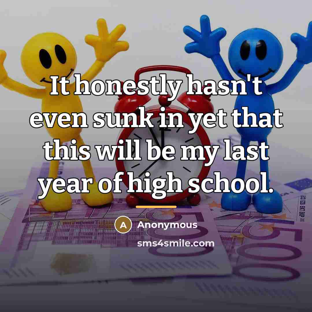 “It honestly hasn't even sunk in yet that this will…” quote by Anonymous