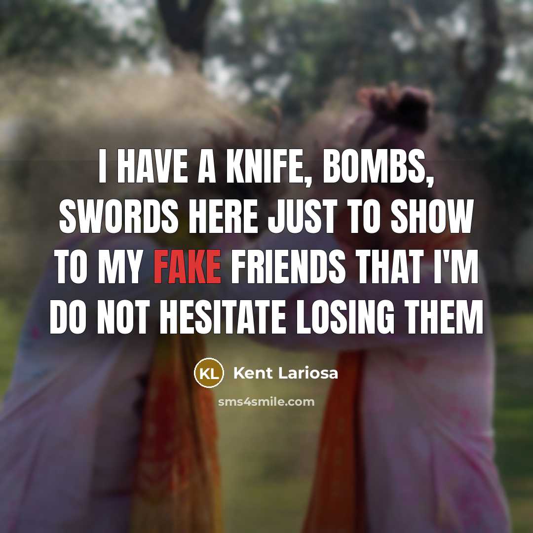 “I have a Knife, Bombs, Swords here just to show…” quote by Kent Lariosa