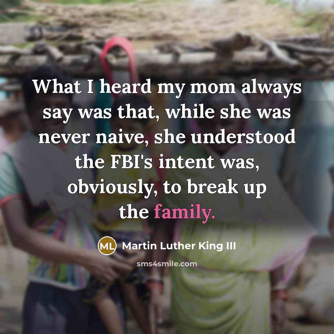 “What I heard my mom always say was that, while…” quote by Martin Luther King III