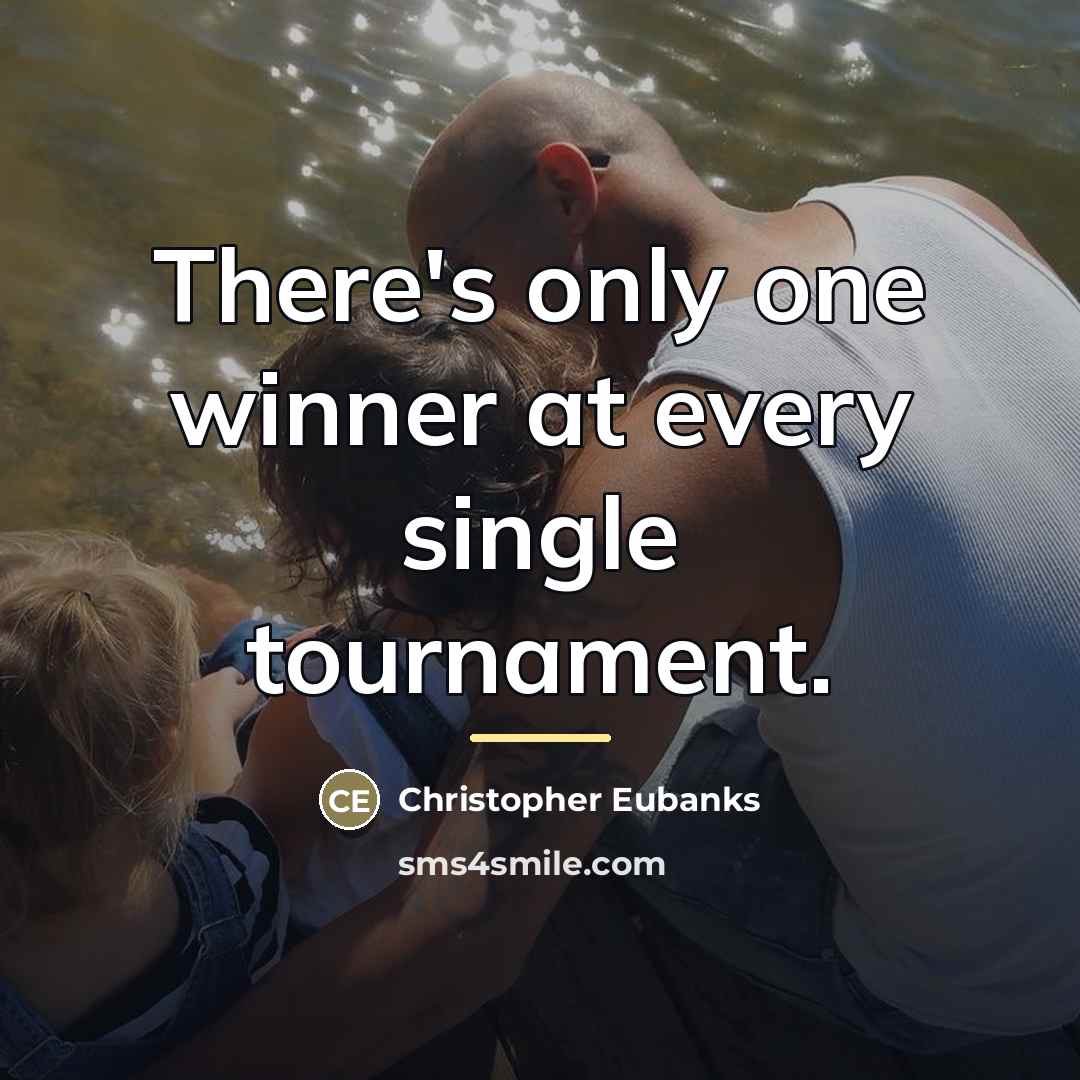 “There's only one winner at every single tournament.…” quote by Christopher Eubanks
