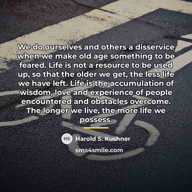 “We do ourselves and others a disservice when we make…” quote by Harold S. Kushner